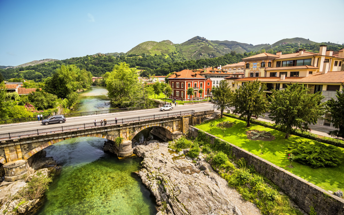 La rivière Sella à Cangas de Onís.