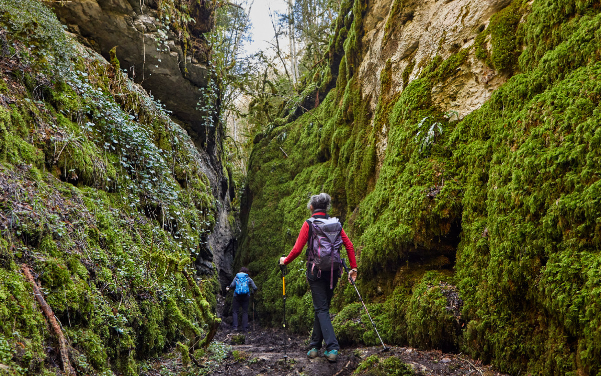 randonnée en Navarre, le canyon d'Obantzea