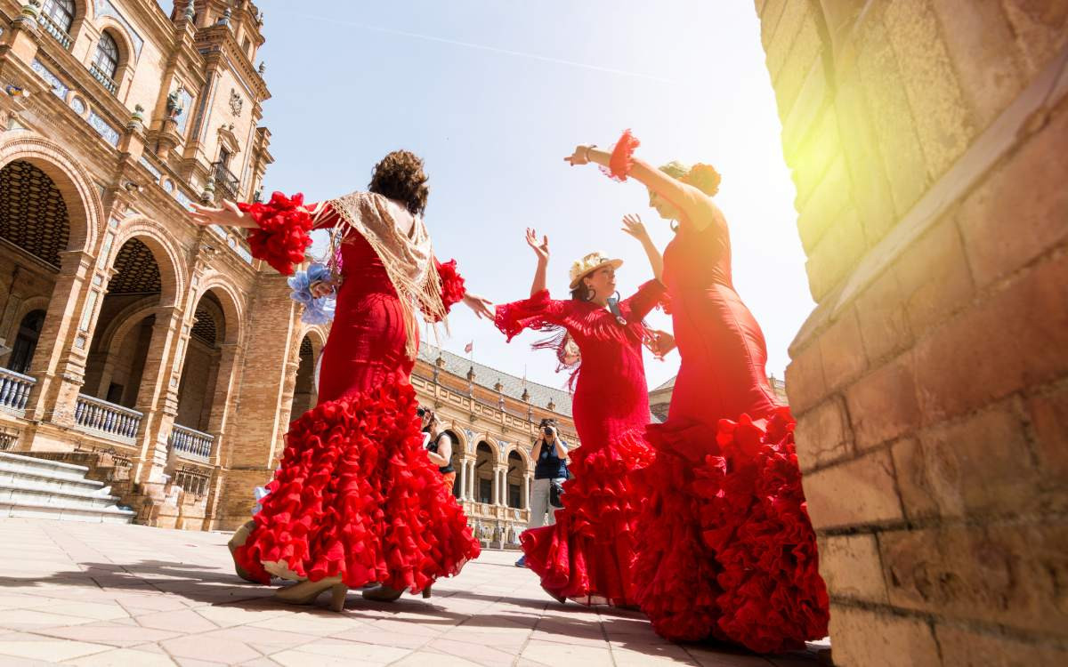 Danseurs de flamenco à Séville