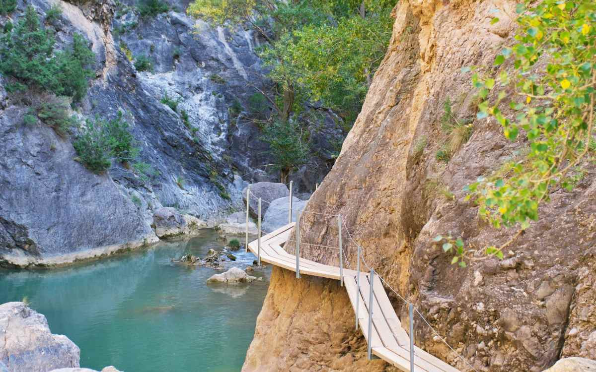 Passerelles en bois à Valloré