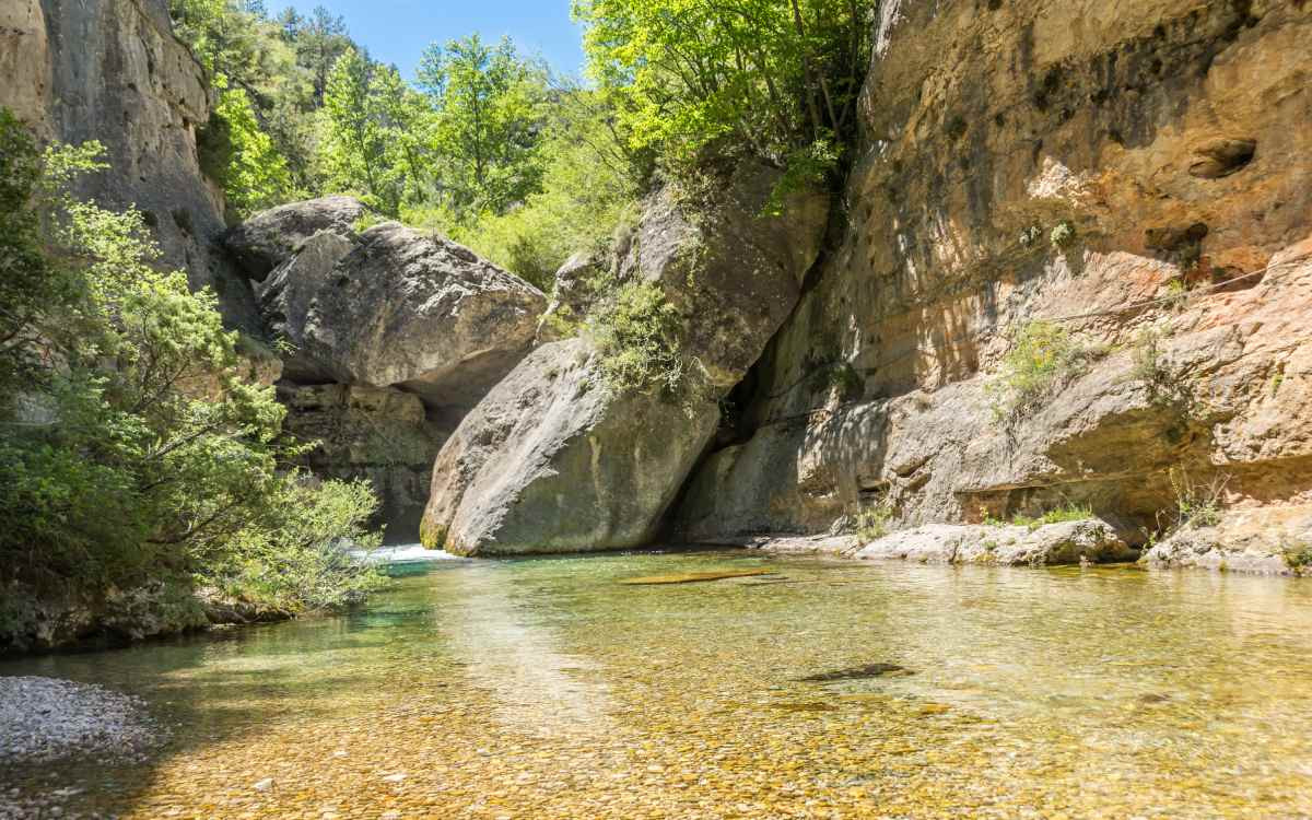 Source de la rivière Pitarque, road-trip moto Espagne