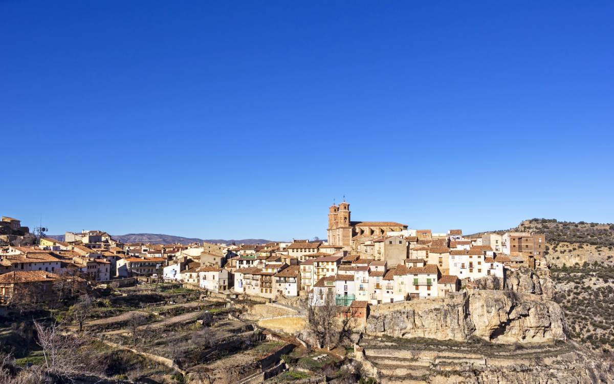 Villarluengo, road-trip moto Espagne