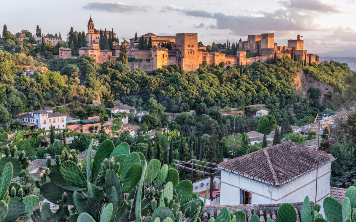 L'Alhambra vue depuis le quartier du Sacromonte