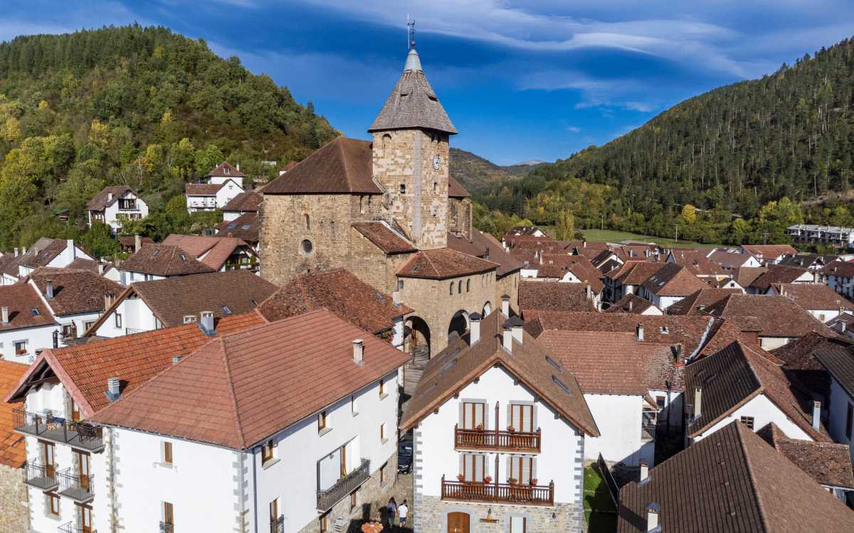 Ochagavía, villages Espagne hiver