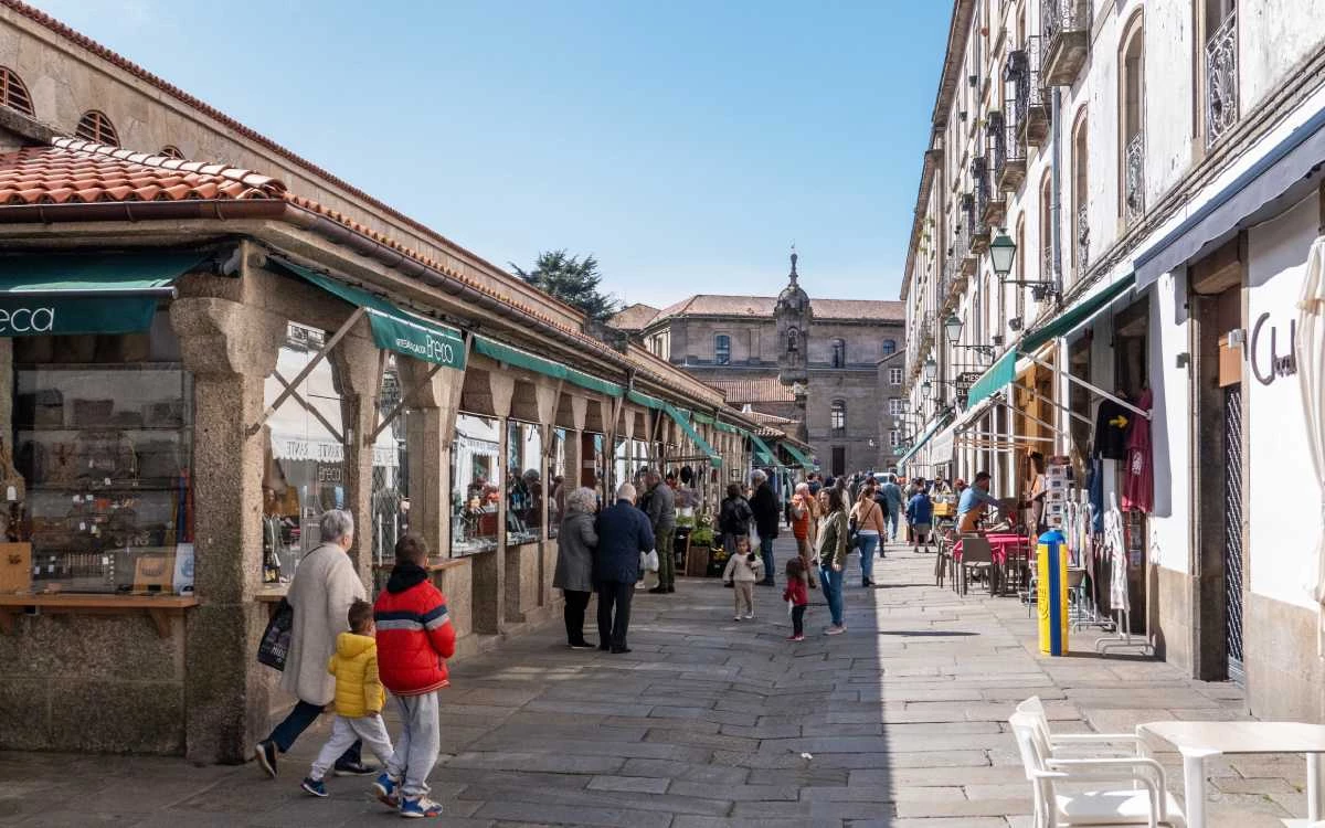 Marché de gros à Saint-Jacques-de-Compostelle 