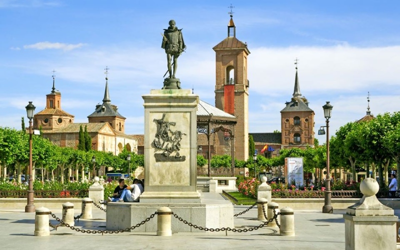 Place de Cervantes à Alcalá de Henares