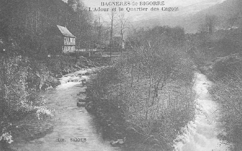 Quartier des Cagots à Bagnères-de-Bigorre dans le département Hautes-Pyrénées