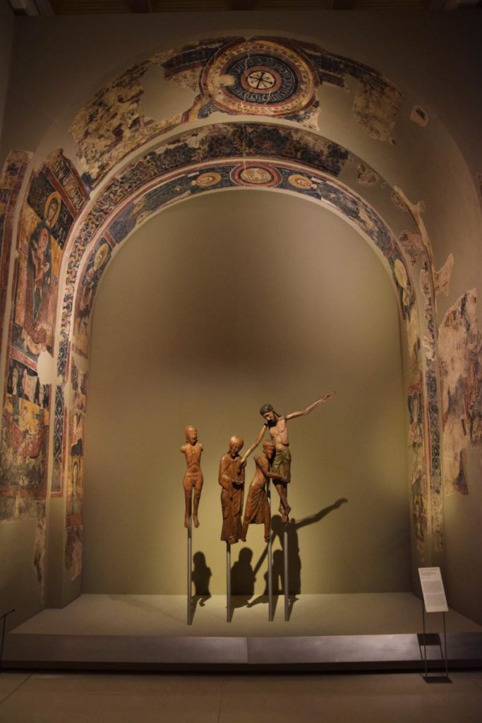 Section romane au Musée national d'Art de Catalogne