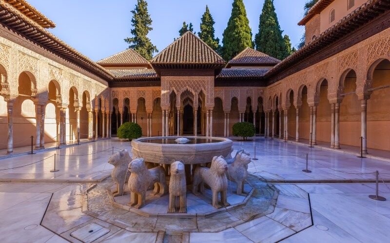 La cour des Lions à l'Alhambra