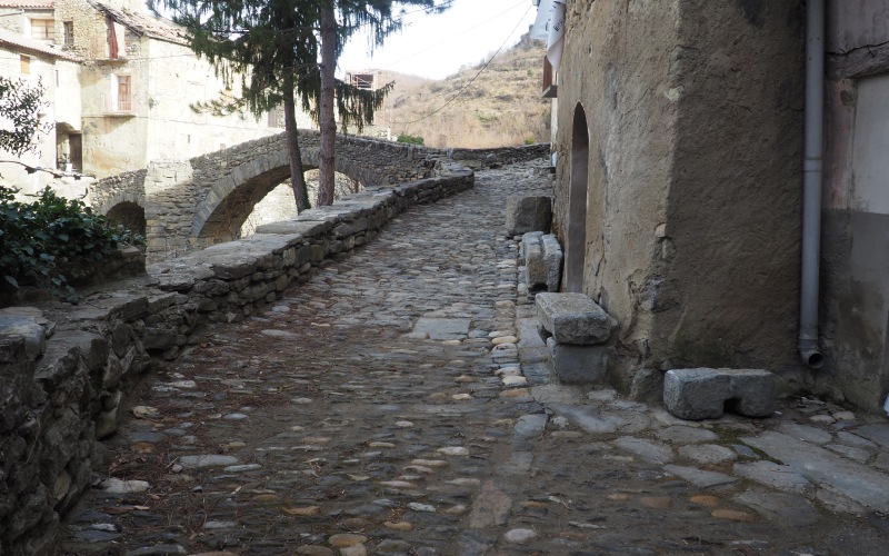 Une rue typique de Montañana