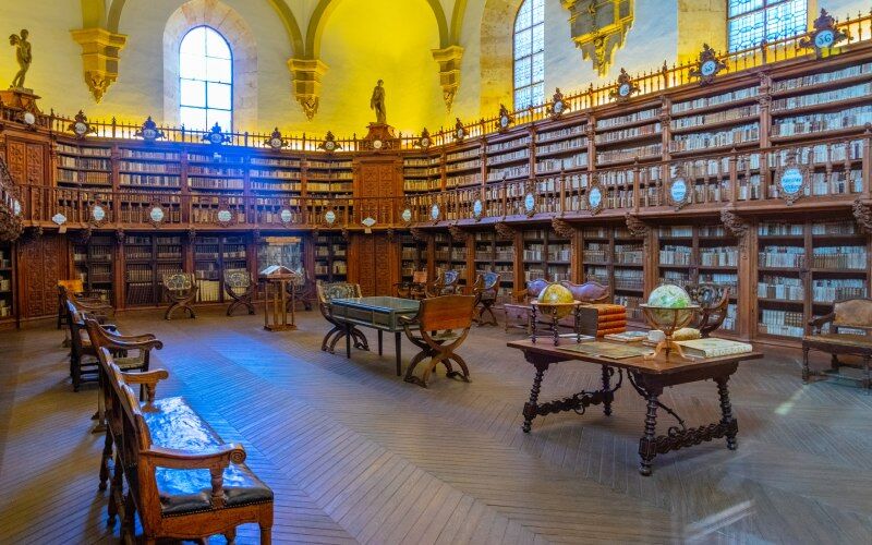 L'ancienne bibliothèque de l'université de Salamanque