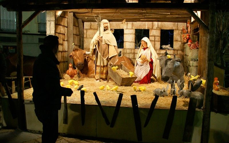 Crèche de Noël du village San Lorenzo de El Escorial