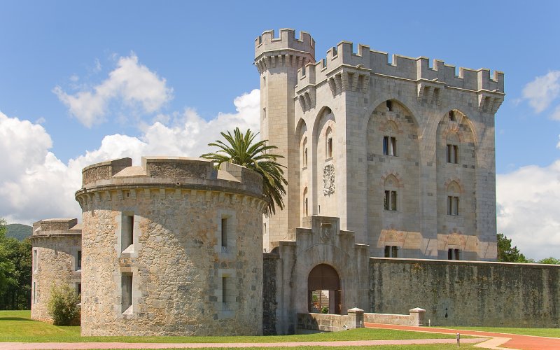 Vue du château d'Arteaga
