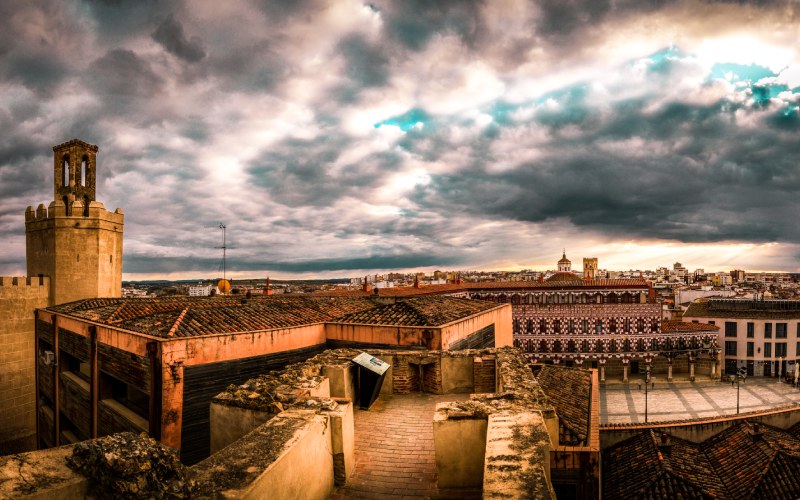 Badajoz depuis son château-alcazaba. que faire le week-end du 11 novembre