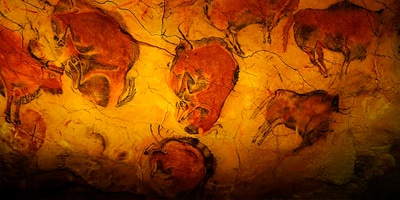 Bisontes en las Cuevas de Altamira