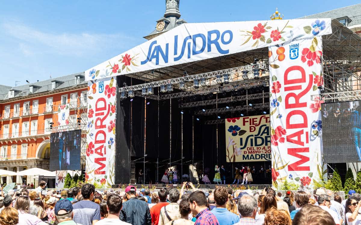 Pour la San Isidro, les concerts arrivent à la Plaza Mayor