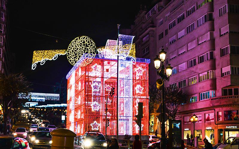 Les plus belles illuminations de Noël à Vigo