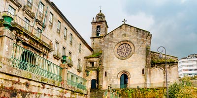 Convento de San Francisco en la ciudad de Pontevedra