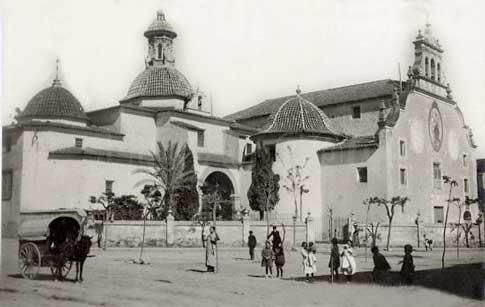 L´Église de San Pascual Baylon dans une ancienne photo.