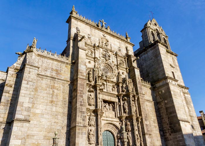 Basilica de Santa María la Mayor en Pontevedra capital