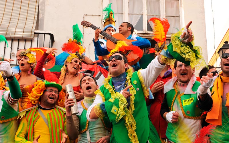 Musique et couleur dans le carnaval de Cadix