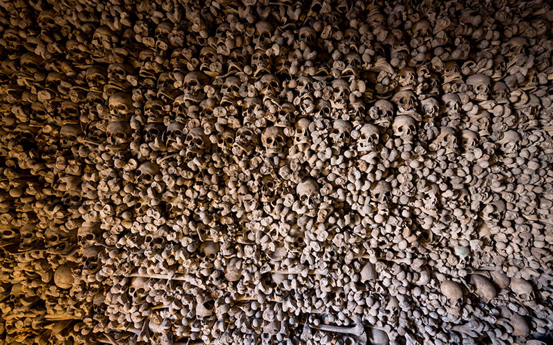 Ossuaire de Wamba, ensemble des restes