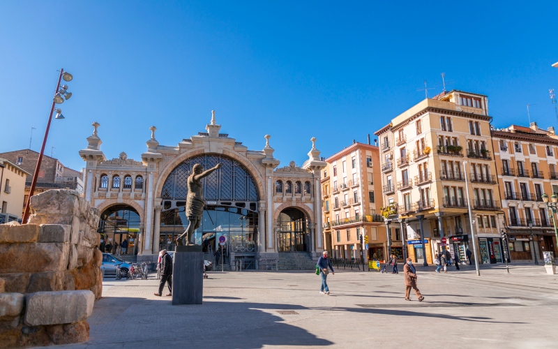 Le marché central de Saragosse