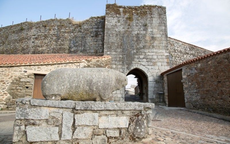 Porte et muraille de Monleón