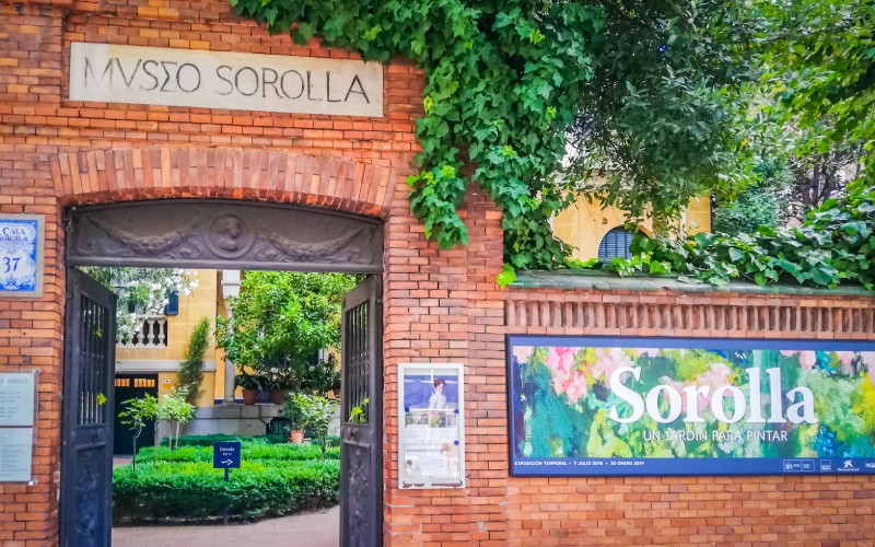 Entrée principale de la maison-musée Sorolla à Madrid