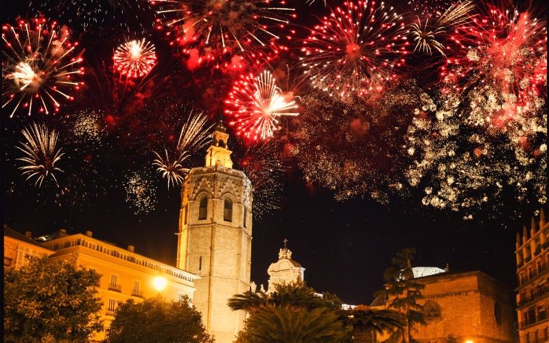 Le réveillon du Nouvel An, photographié à Valence