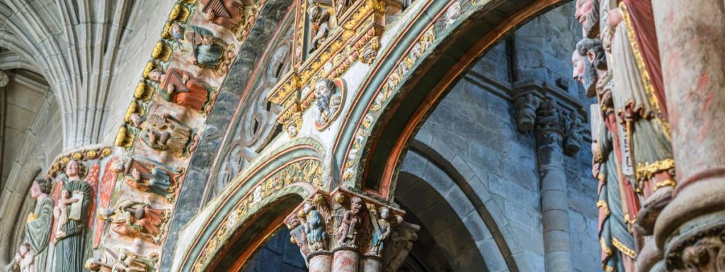 Le Portique du Paradis, l’entrée en couleurs de la cathédrale d’Orense
