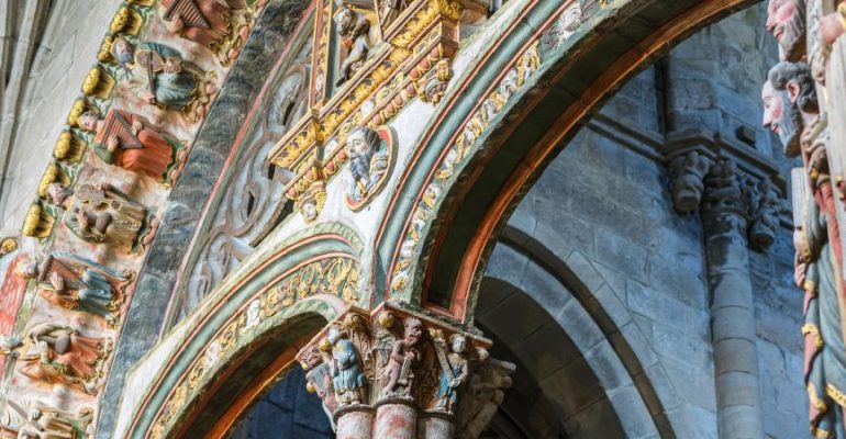 Le Portique du Paradis, l’entrée en couleurs de la cathédrale d’Orense