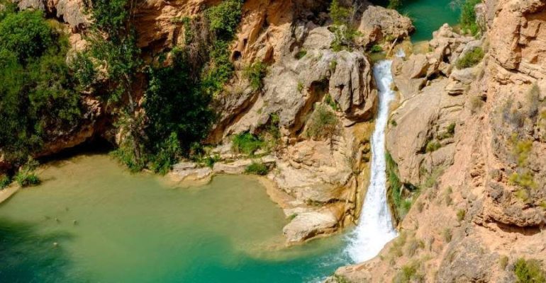 Chutes d’eau d’Enguídanos, l’une des rivières les plus propres d’Europe se trouve à Cuenca