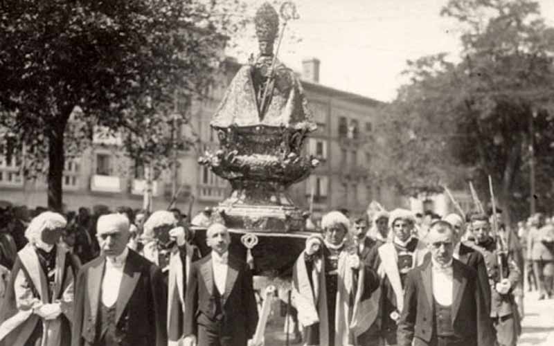 Procession de San Fermín en 1924