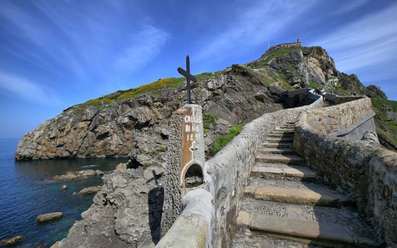 Les escaliers de San Juan de Gaztelugatxe, les escaliers les plus célèbres de Game of Thrones