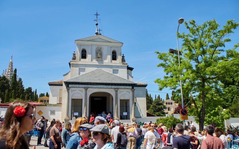 Église San Isidro célébrant le 15 mai