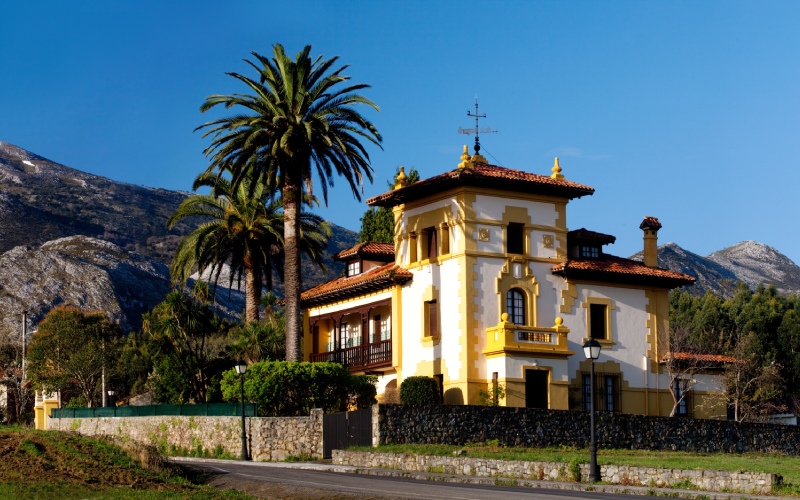 Villa Rosario à Caravia, maison construite en 1920