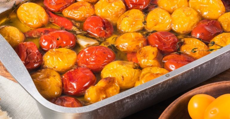Tomates confites au four à l’huile d’olive