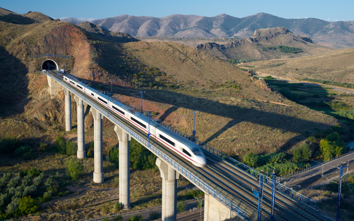 Train de haute vitesse espagnol