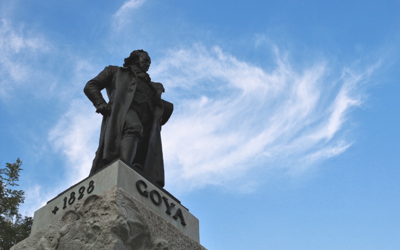 Statue de Francisco de Goya à Madrid