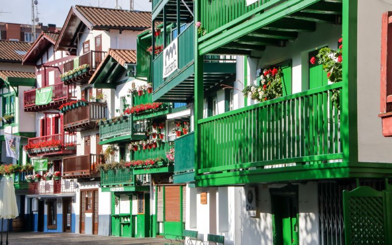 Maisons à Hondarribia, Pays basque espagnol
