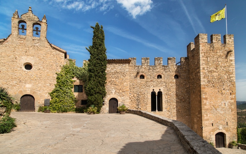 Château de Montsonís dans la province de Lérida