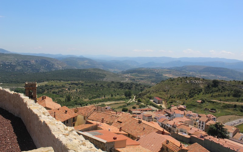 Vues du château de Culla, Castellón