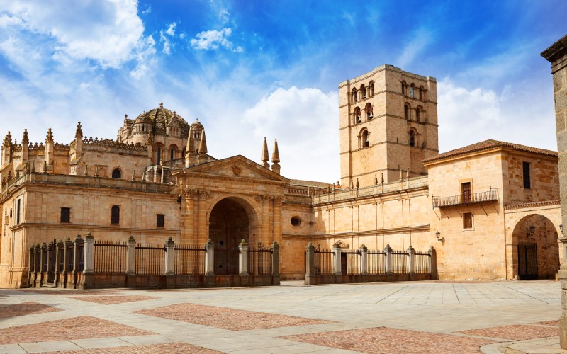 La cathédrale de Zamora, l'une des plus petites et aussi l'une des plus remarquables